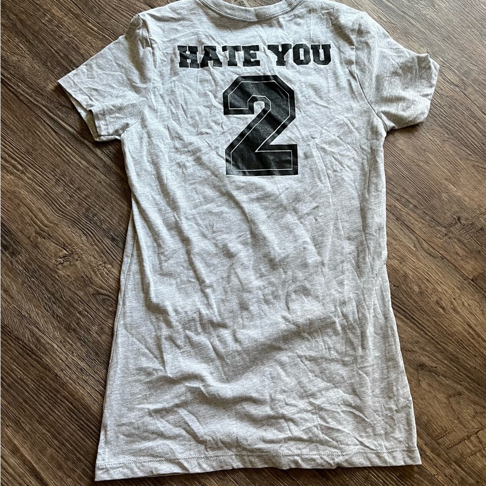 Hate You 2 Bossy Emo Punk Woman's Trending Shirt Medium